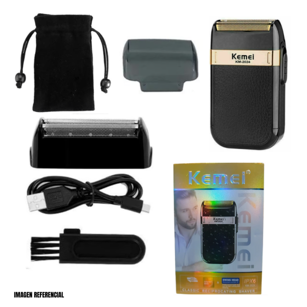 Rasoir rechargeable Kemei KM-2024 - Image 3